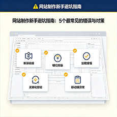 阿拉善盟建站-网站制作新手避坑指南：5个最常见的错误与对策