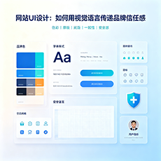 阿拉善盟建站-网站UI设计：如何用视觉语言传递品牌信任感
