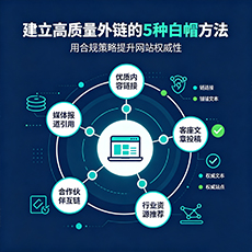阿拉善左旗建站-建立高质量外链的5种白帽方法